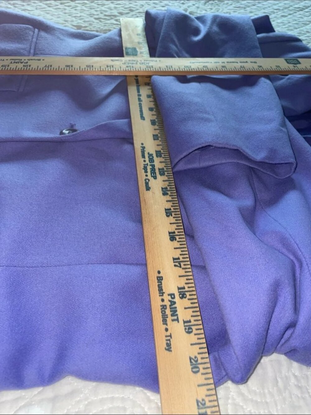 Lord & Taylor Exclusively For You Lavender Wool Cashmere Blazer Size 12 - Picture 10 of 10
